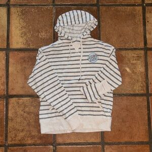 Striped long sleeve Santa Cruz shirt hoodie